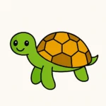 how to draw a turtle