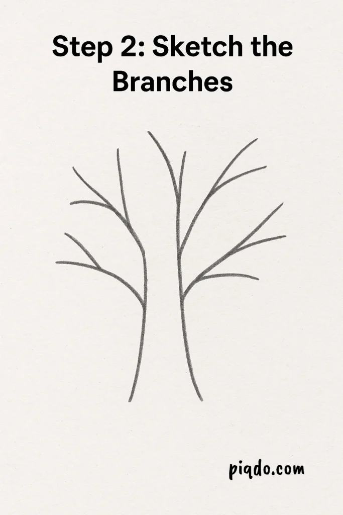 step 2 sketch the branches