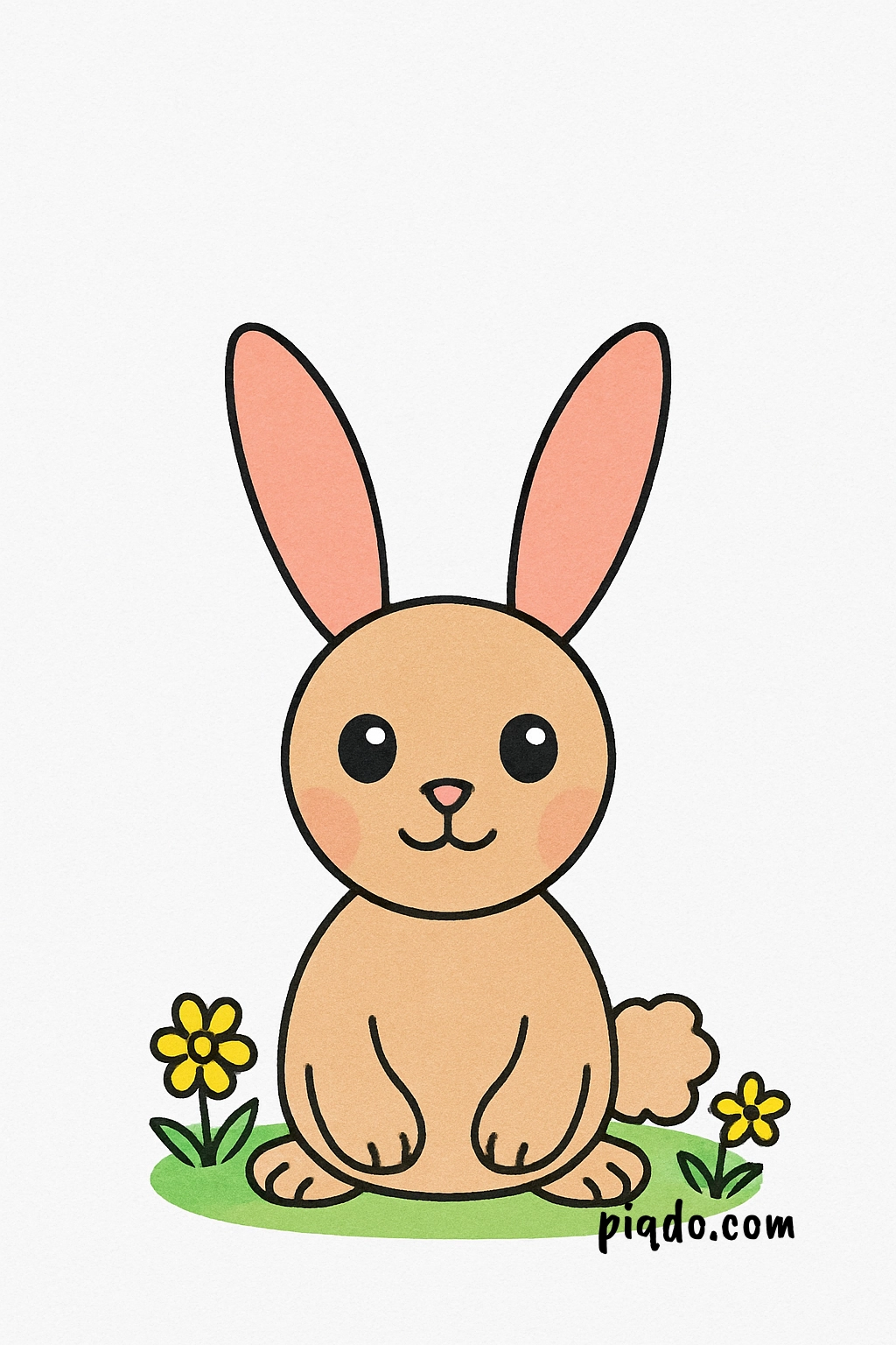 how to draw a bunny