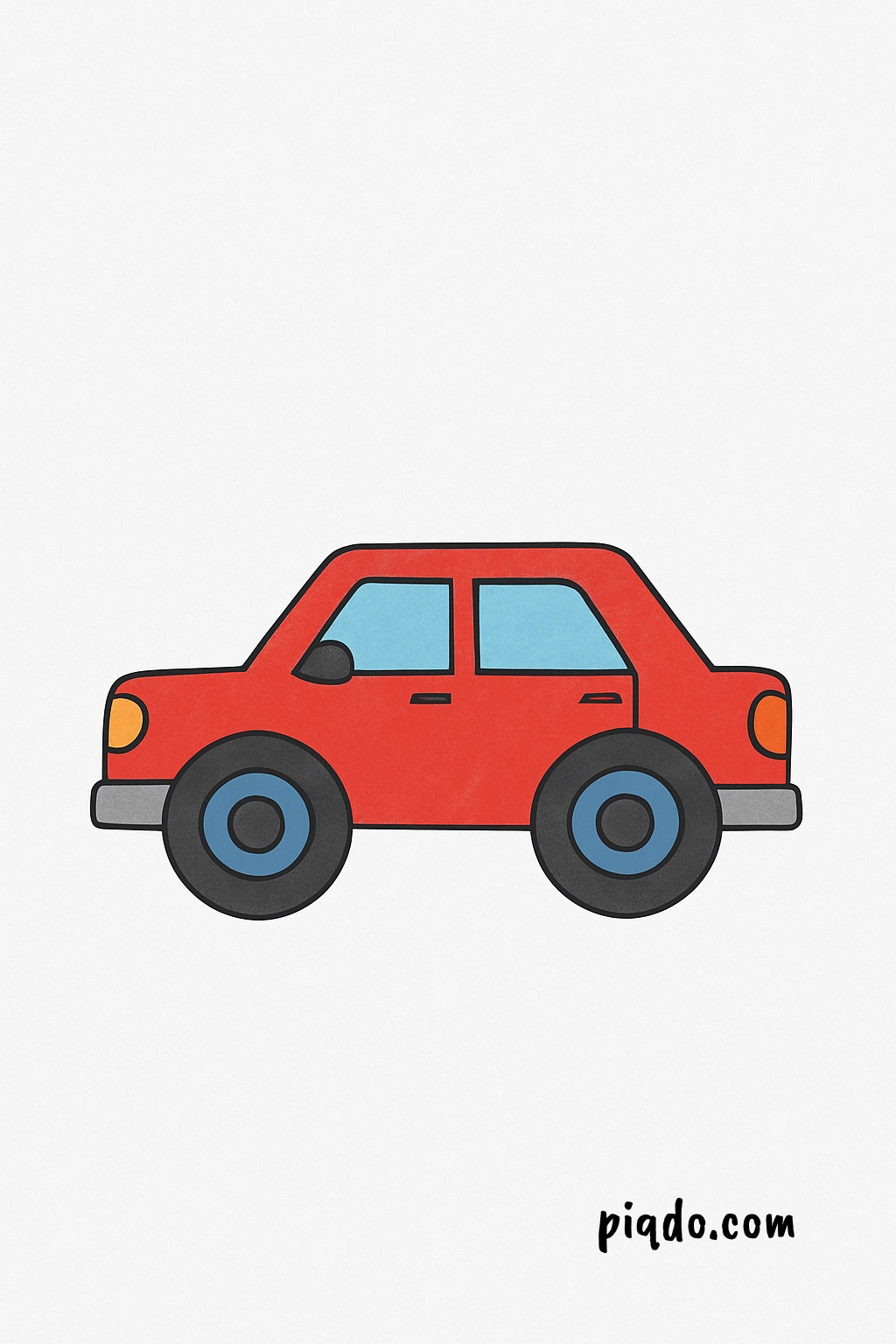 how to draw a car