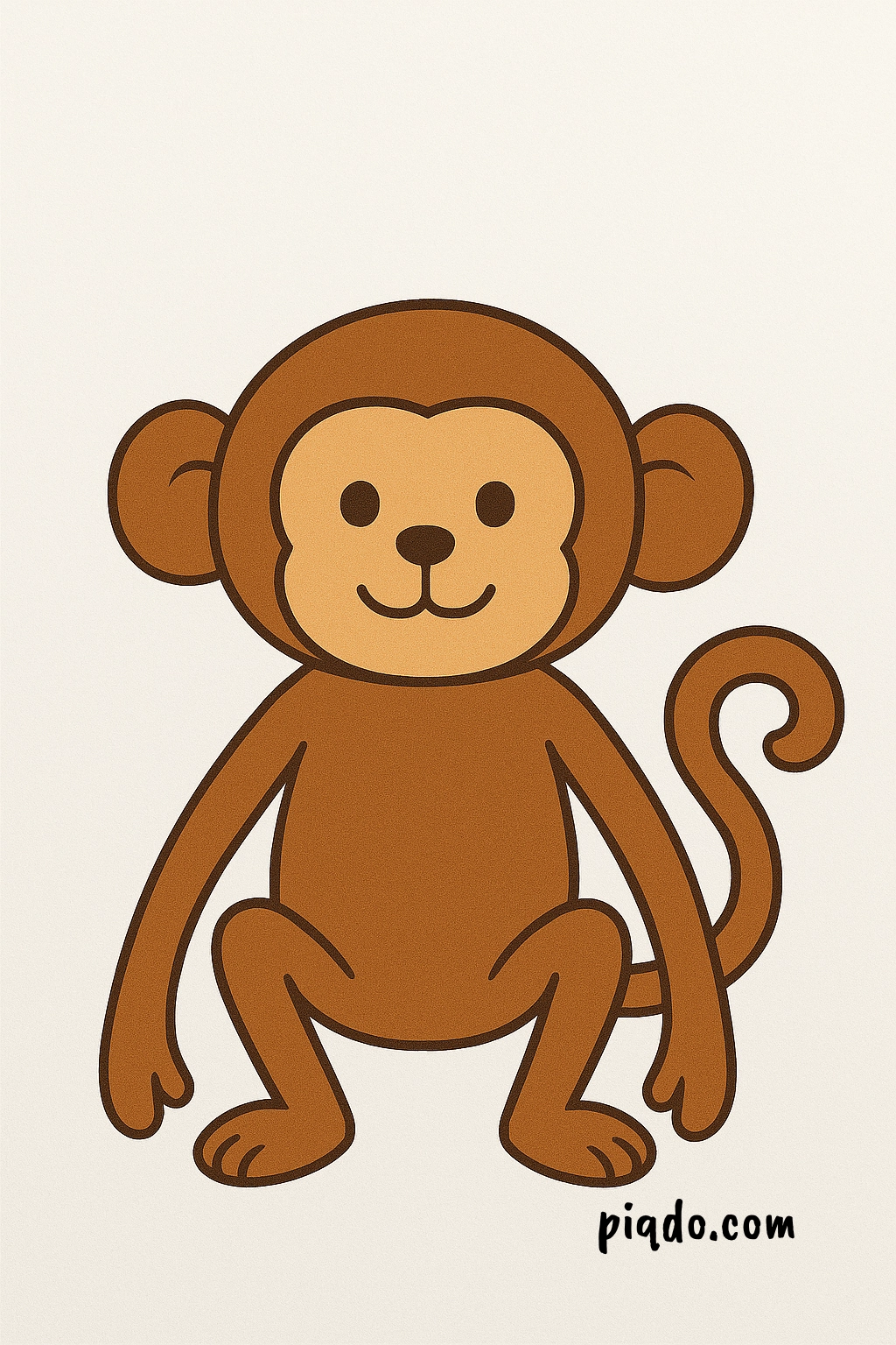 how to draw a monkey