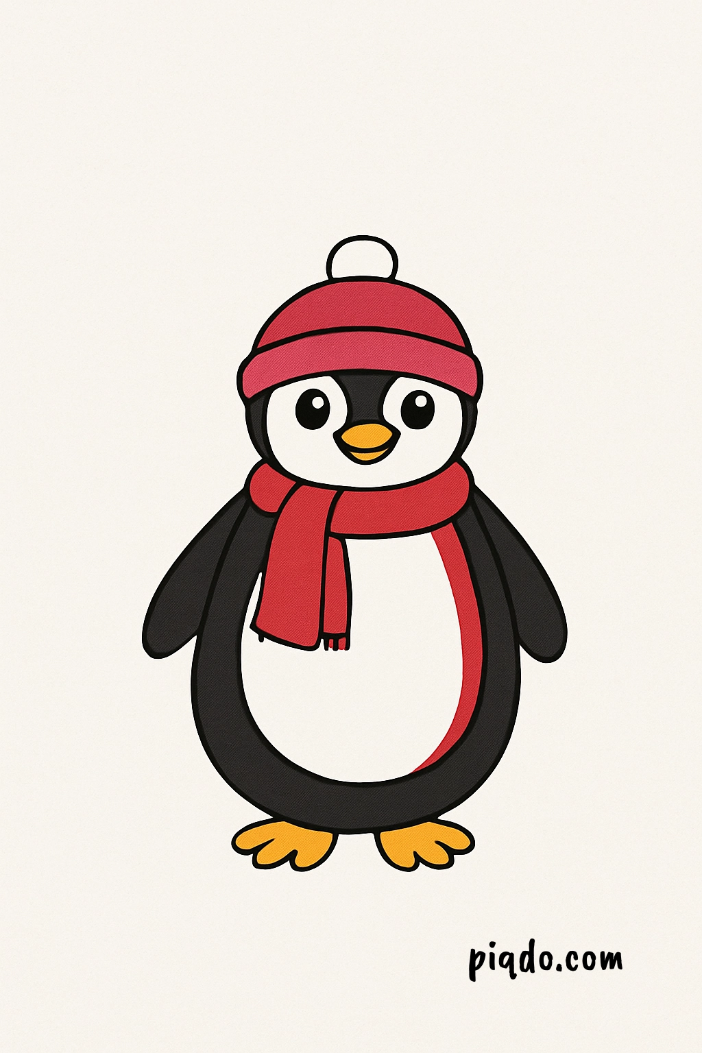 how to draw a penguin