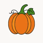 how to draw a pumpkin