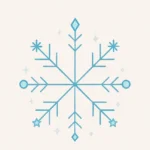 how to draw a snowflake
