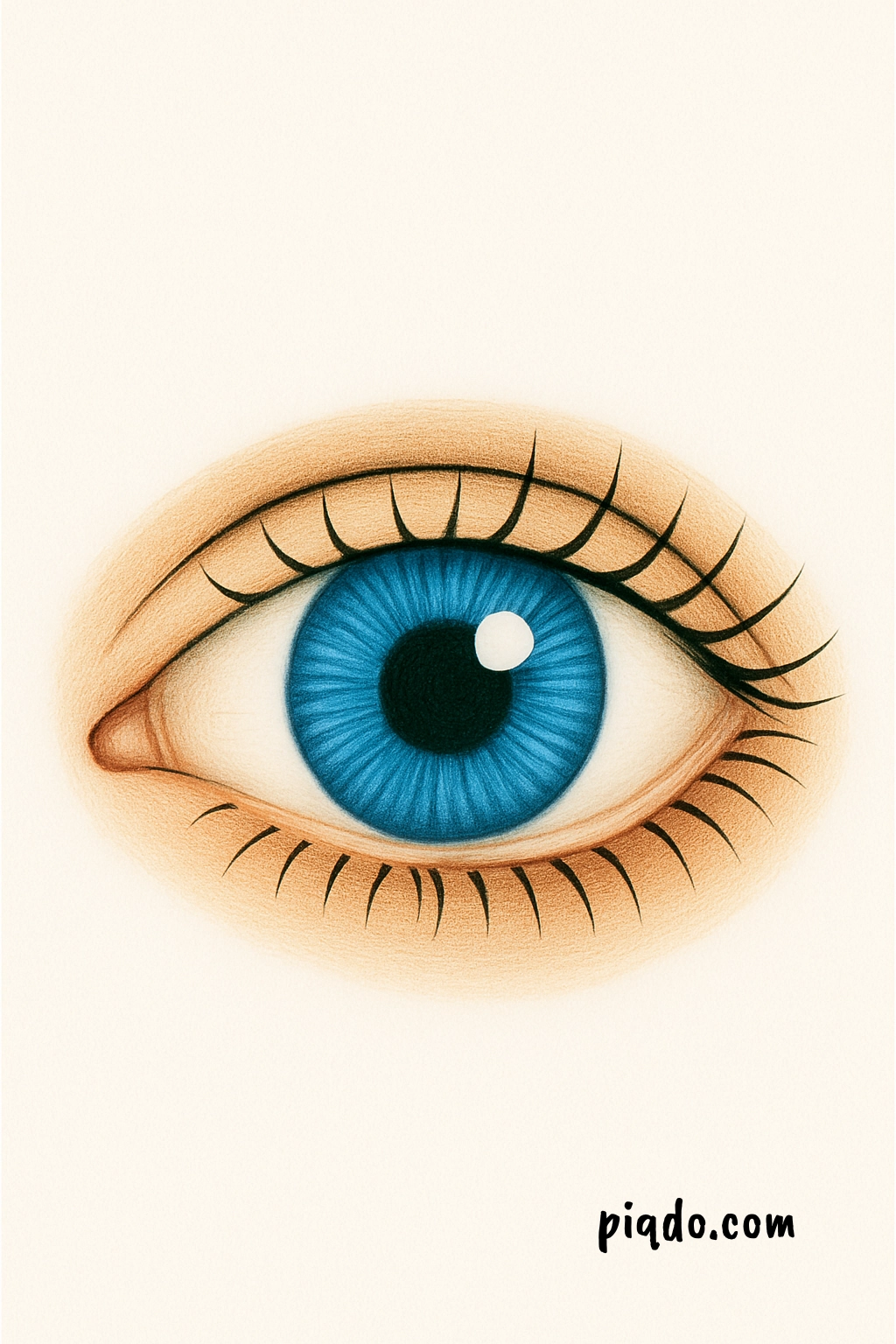 how to draw an eyeball