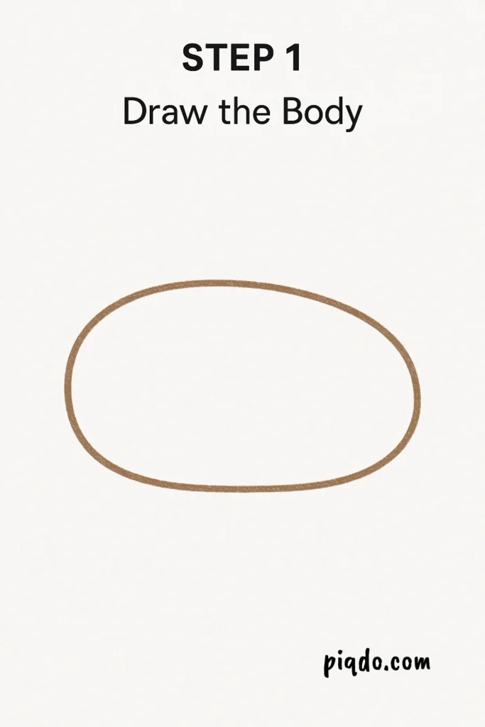 step 1 draw the body