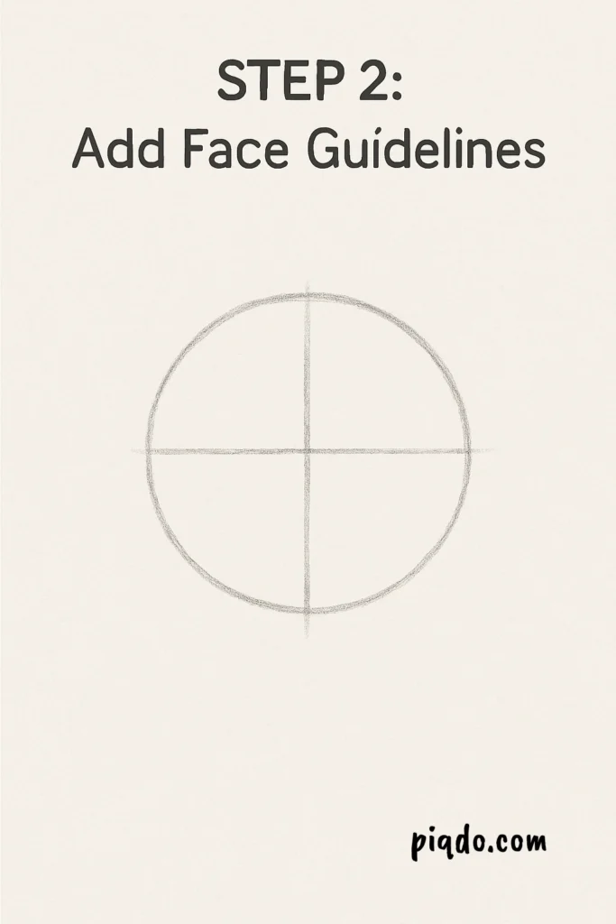 step 2 add face guidelines