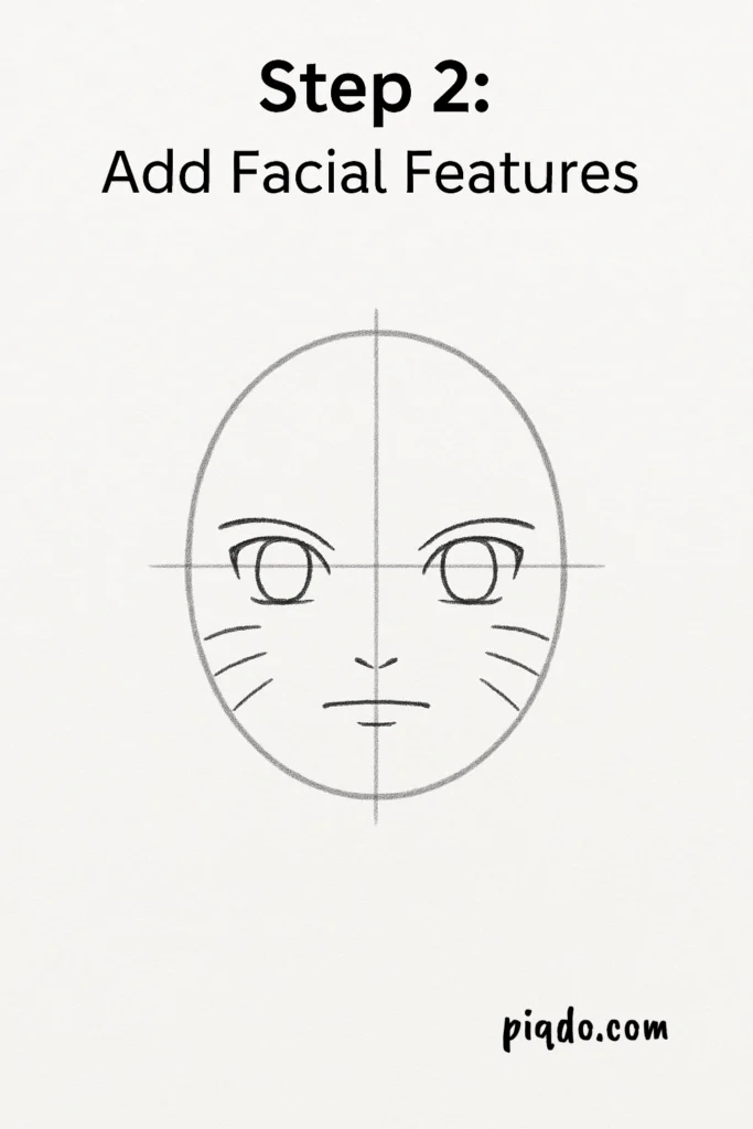 step 2 add naruto facial features