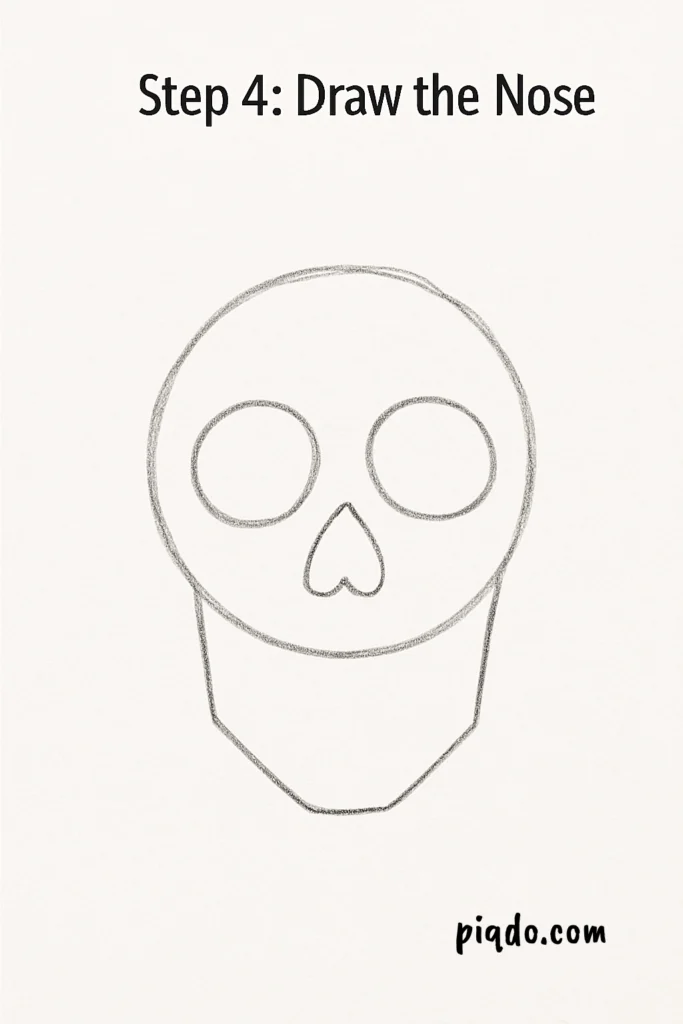 step 4 draw nose