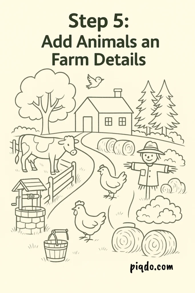 step 5 add animals and farm details