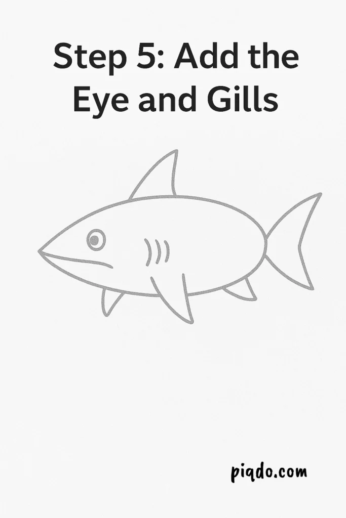 step 5 add eye and gills