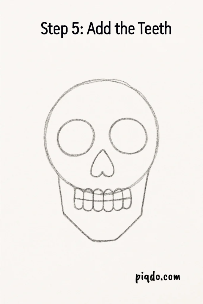 step 5 add teeth