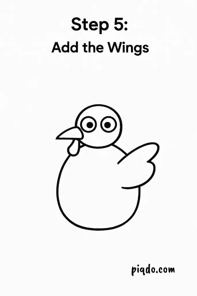 step 5 add the wings