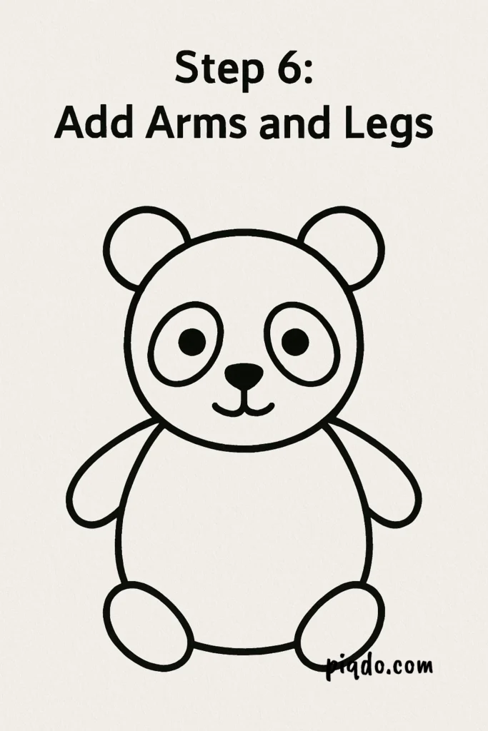 step 6 add arms and legs